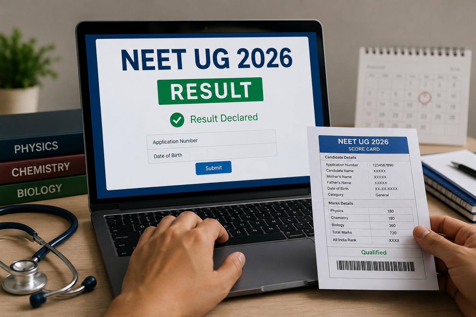 NEET UG 2026 Result: NTA ने जारी किया रिजल्ट, ऐसे करें चेक