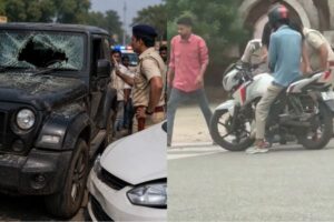 Ranchi में थार चालक की दबंगई, पुलिसकर्मी को टक्कर मारकर भागा