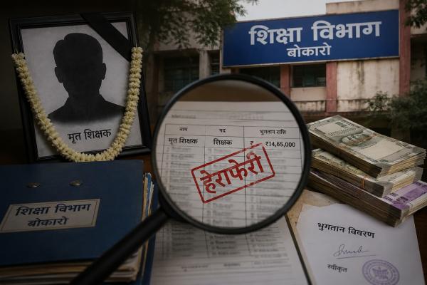 Bokaro News: बोकारो में शिक्षा विभाग में बड़ा खेल! मृत शिक्षक के नाम पर लाखों की हेराफेरी